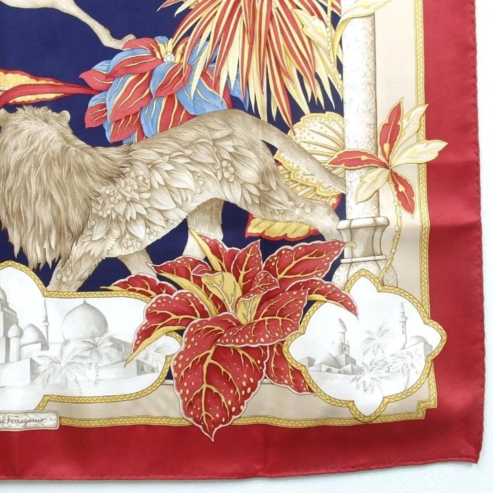 Salvatore Ferragamo Silk Scarf 😍❤️